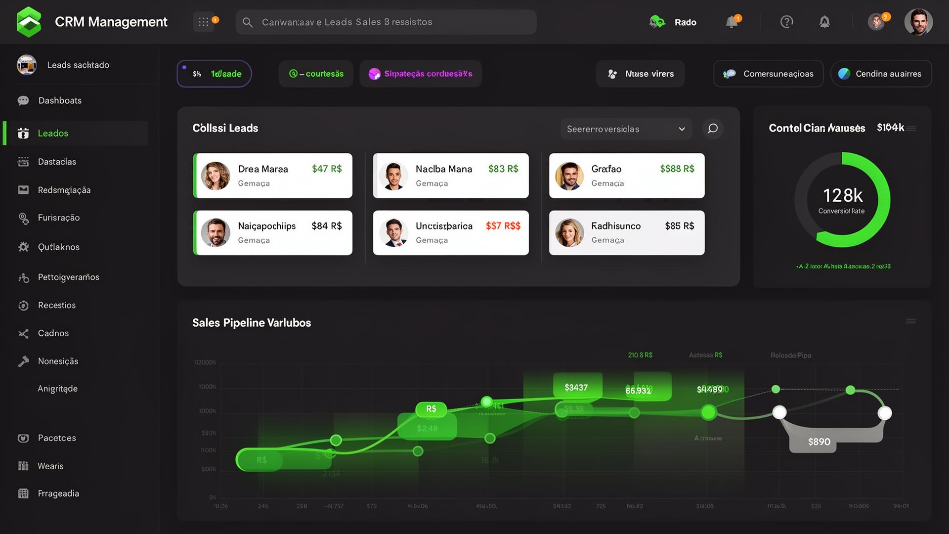 Demonstração de Pipeline de vendas inteligente